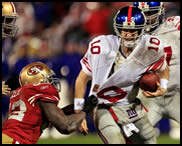 Giants vs 49ers in NFC Championship, 01/22/12