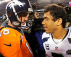 Peyton Manning and Russell Wilson