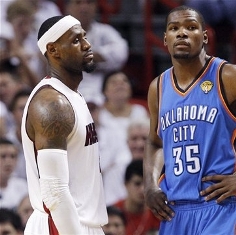 James and Durant 