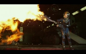 Is there anything hotter then Charlize Theron wielding a flamethrower? 