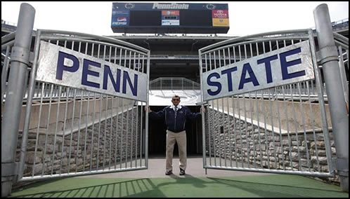 Paterno at Beaver Stadium, Penn State