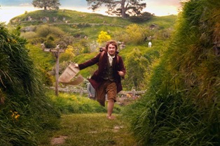 Bilbo setting off on his adventure 